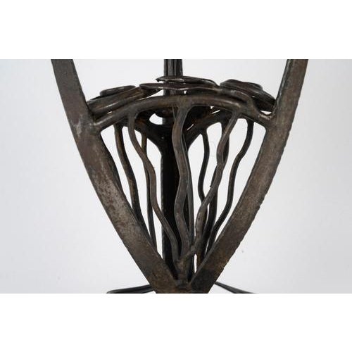 Muller Frères Art Deco Table Lamp from Muller Frères Luneville, 1925 For Sale - Image 4 of 8