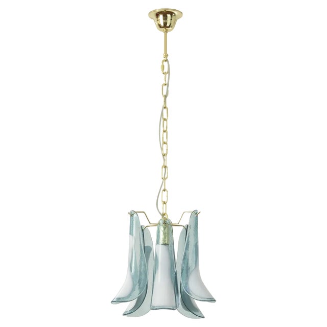Murano Glass Petal Chandelier, 1990s For Sale
