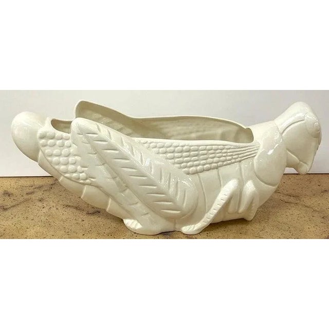 1970s Blanc De Chine Figural Grasshopper Jardiniere/Planter For Sale - Image 4 of 9