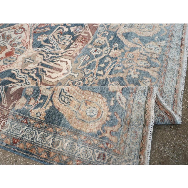 Textile Galerie Shabab Collection Early 20th Century Persian Bakhtiari Carpet For Sale - Image 7 of 8