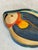 Nautical Vintage Hand Painted Papier-Mâché Fish Serving Tray, Made in Mexico For Sale - Image 3 of 11