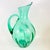 Glass Mid Century Modern Blenko Green Optic Glass Pitcher 991 Winslow Anderson Emerald For Sale - Image 7 of 9