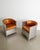 Swedish Aluminium and Brown Leather Armchairs by Mats Theselius for Källemo, Set of 2 For Sale - Image 5 of 8