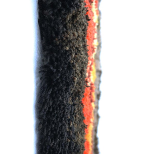 Space Age Wall Tapestry High-Floor Artists Rug,1970s For Sale - Image 6 of 9