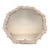 Sculptural White Faux Bois Twig & Branch Wall Mirror, 28” For Sale