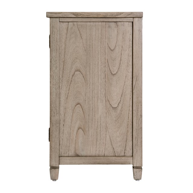 Gray Flagstaff 70 in. W Rectangular Cane 4 Door Sideboard, Desert Sand For Sale - Image 8 of 11