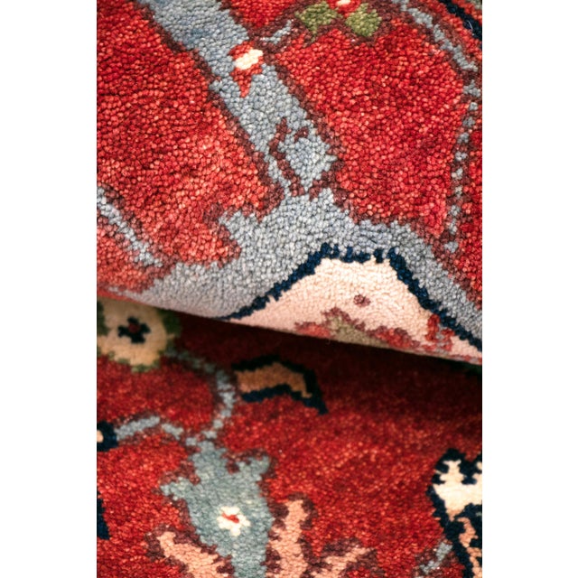 Serapi Wool Rust Area Rug- 6' 3'' X 9' 2'' For Sale In New York - Image 6 of 7
