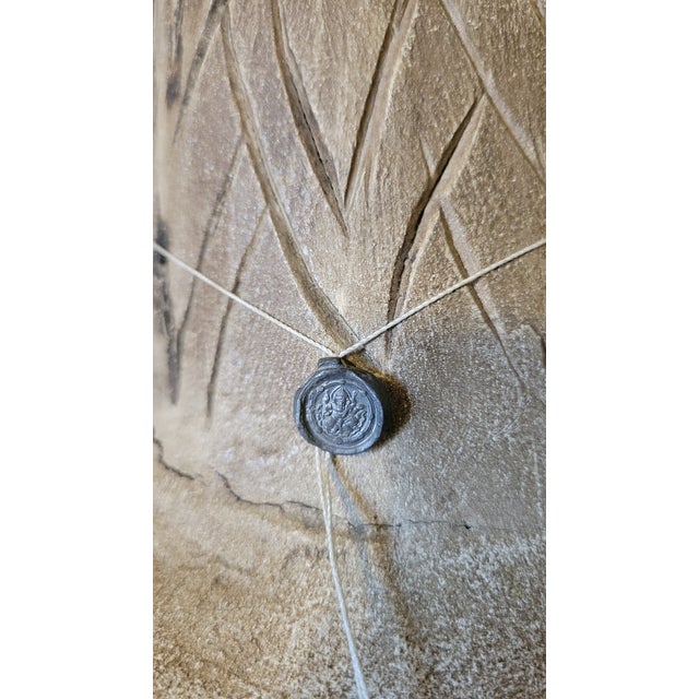 Vintage Carved Deer Wooden Sculpture For Sale - Image 9 of 12