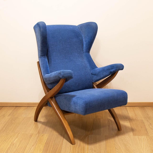 Fiorenza Armchair by Franco Albini for Arflex, 1950s, in Very Good conditions. Designed 1950 to 1959 I have official proof...