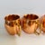 Vintage Miniature Copper Mugs Set/4 For Sale - Image 4 of 6