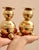 Mid-Century Swedish Brass Candleholders from ALB Lindström, Eskiltuna, Set of 2 For Sale - Image 4 of 8