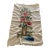 Antique Textile Art Crewel Embroidery on Silk For Sale