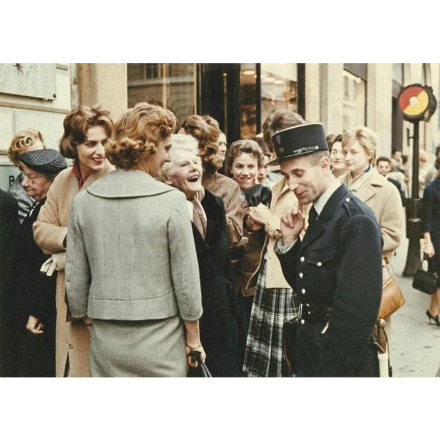 Friendly Paris Policeman from the Paris In Colour Series 1956-61 By Peter Cornelius 20 x 16 inches / 51 x 31 cm paper size...
