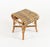 1960s Mid-Century Rattan and Bamboo Stool, 1960s For Sale - Image 5 of 17
