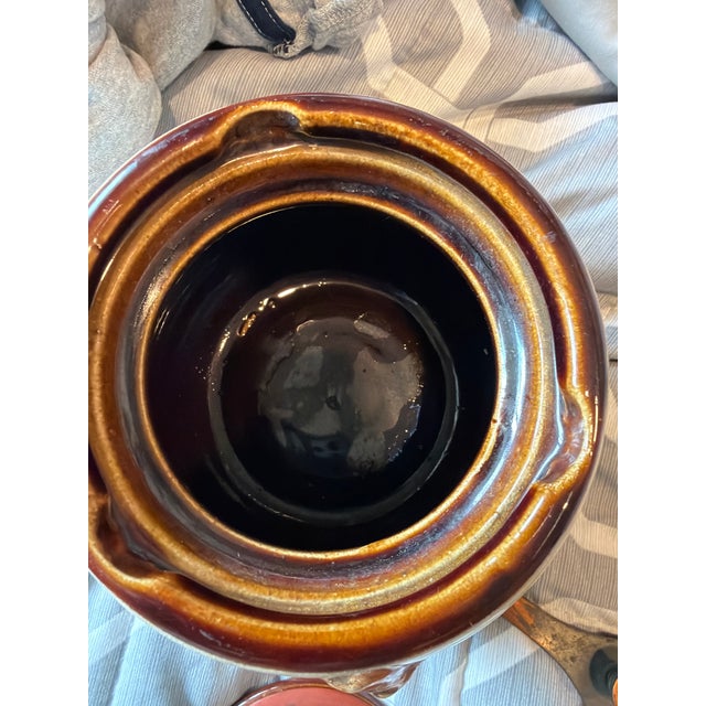 Vintage Bourne Denby Tobacco Jar Circa 1940’s For Sale In New York - Image 6 of 9