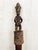 Wood Vintage African Ceremonial Baule Broom W/ Female Figure 27" H For Sale - Image 7 of 7