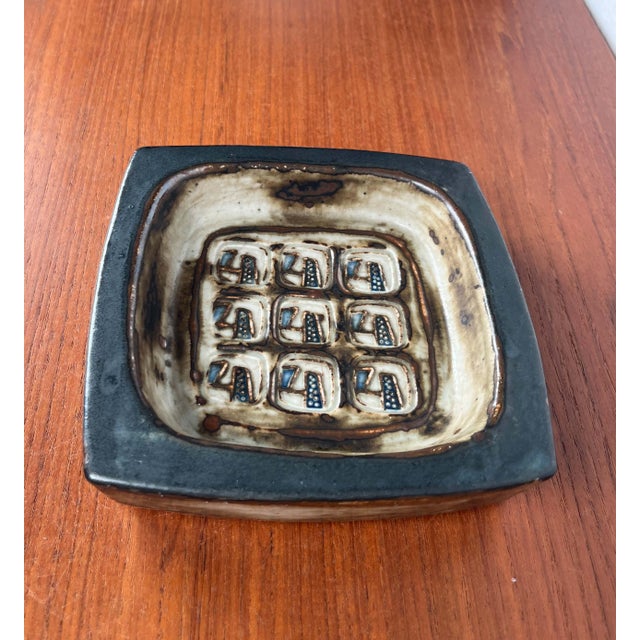 Mid-Century Modern Danish Brutalist Ceramic Bowl by Jorgen Mogensen for Royal Copenhagen, 1960s For Sale - Image 11 of 14