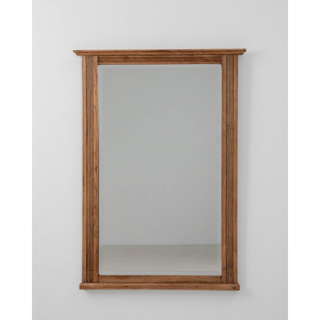 19th Century France Amber Wood Mirror For Sale - Image 4 of 8