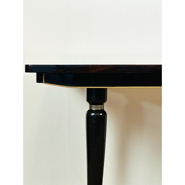 Art Deco Table in Macassar Ebony, 1940s For Sale - Image 15 of 18