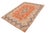 Shabby Chic Shabby CHic 1990's Vintage Orange/Blue Wool Rug - 9'8'' X 12'11'' For Sale - Image 3 of 10
