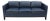 MCM Style Mark Goetz for Bernhardt Design Moreau Sofa in Navy Blue Leather For Sale