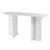 Modern Vienna 54 in. W Rectangular 100% Marble Console/Sofa Table, White For Sale - Image 3 of 11