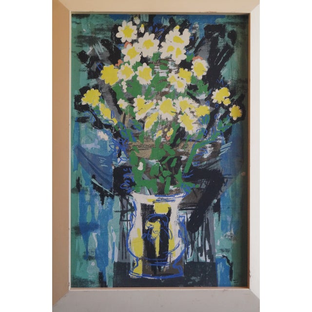 1950s 1950s Mid Century Guy Maccoy Still Life Serigraph For Sale - Image 5 of 10