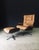 Set of Mid-Century Modern Leather Lounge Chair and Ottoman, Germany, 1960s For Sale - Image 4 of 18