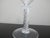American Simon Pearce Clear Blown Martini Glass in Stratton Design With Air Twist Stem For Sale - Image 3 of 5
