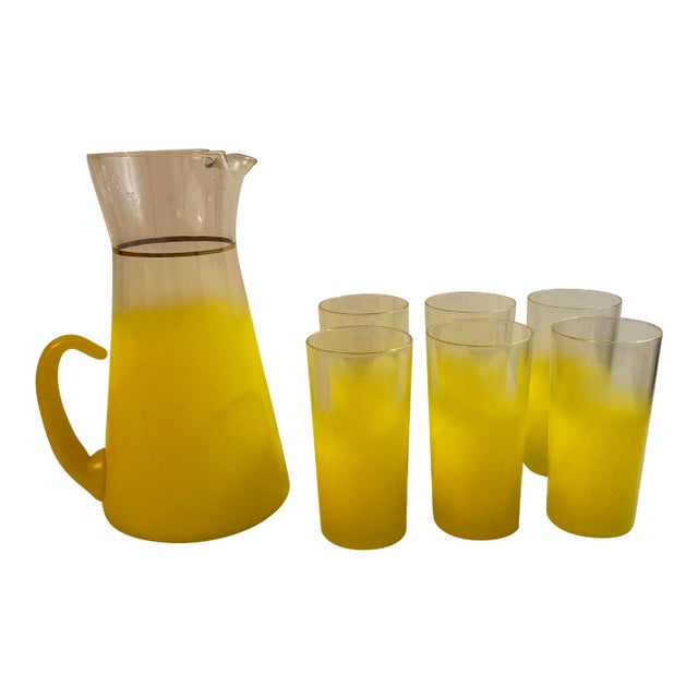 MidCentury Modern Blendo West Virginia Specialty Glass Co. Pitcher