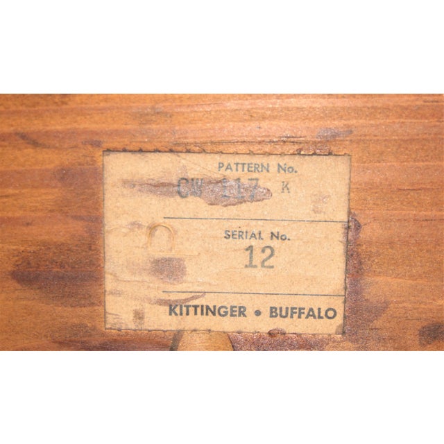 Mid 20th Century Kittinger Cw117 Queen Anne Shell Carved Dropleaf Dining Table For Sale - Image 5 of 8