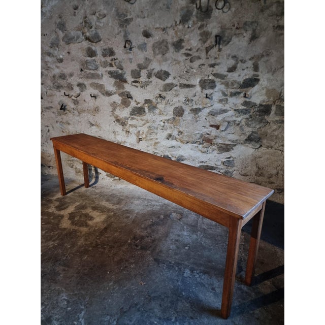 Vintage Oak Worktable, 1950s For Sale - Image 16 of 17