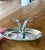 Restoration Hardware Restoration Hardware Silver Crane Ashtray with Cigarette Holder For Sale - Image 4 of 12
