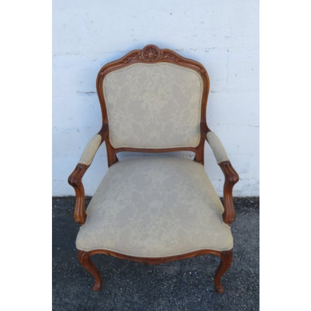 Ethan Allen French Living Bed Room Den Fireplace Side Chairs a Pair 6261 For Sale - Image 16 of 18