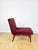 Vintage Loft Armchair in Burgundy Wine Velvet, 1970s For Sale - Image 10 of 12