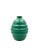 1940s Art Déco Turquoise Faience Vase, France For Sale - Image 11 of 13