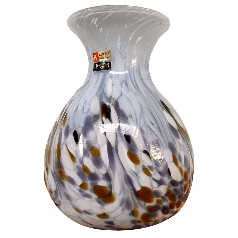 Mid-Century Kurata Glass Ikebana Vase, 1970s | Chairish