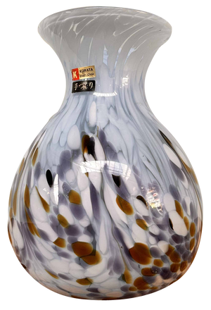 Mid-Century Kurata Glass Ikebana Vase, 1970s