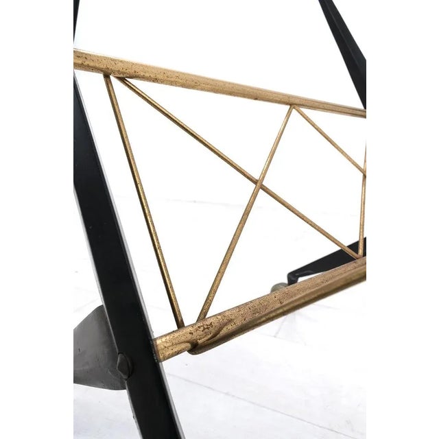 Side Table with Magazine Holder, 1950s For Sale - Image 4 of 8