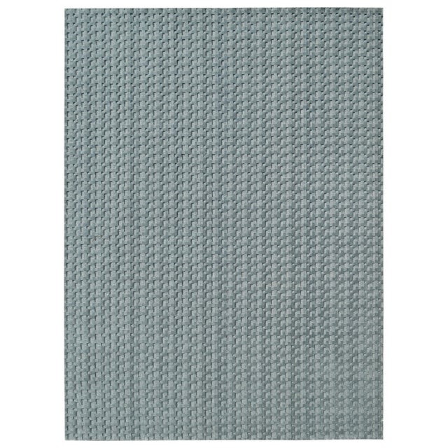 Transitional Exquisite Rugs High Low Geometric Handmade New Zealand Wool Blue Rug-12'X15' For Sale - Image 3 of 3