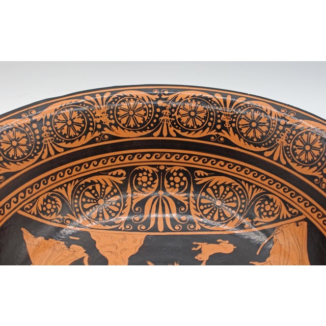 C. 1800-1830 Naples Greco-Roman Revival Deep Terracotta Bowl For Sale In Raleigh - Image 6 of 7