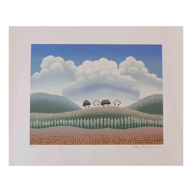 Ivan Rabuzin, Country Town, 1990s, Screen Print For Sale