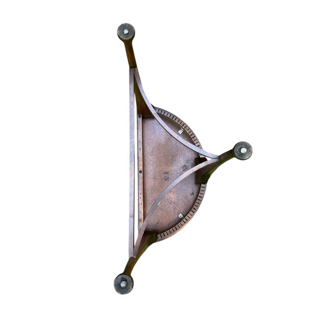 Early 20th Century English Queen Anne Demilune Table For Sale In Atlanta - Image 6 of 11