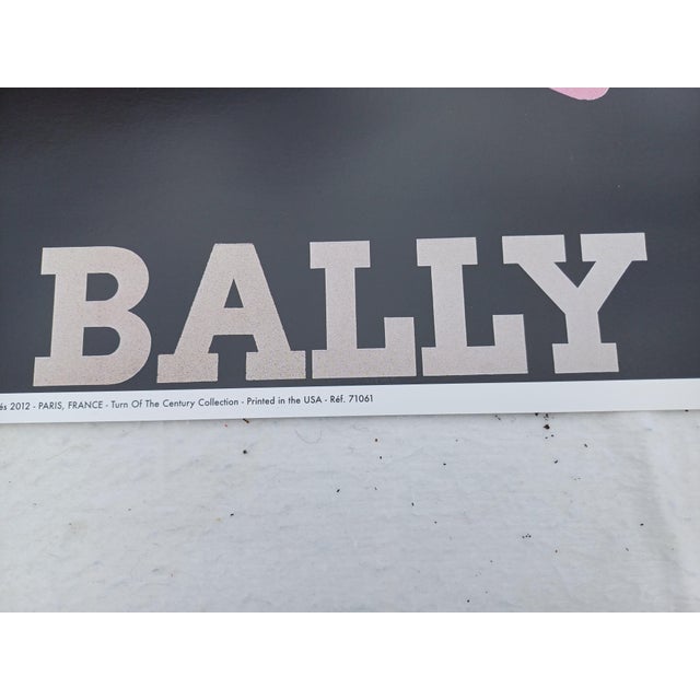 Bally poster by Villemot, Pro-Artis 2012, dimensions: 61 cm x 45 cm, very good condition This piece has an attribution...