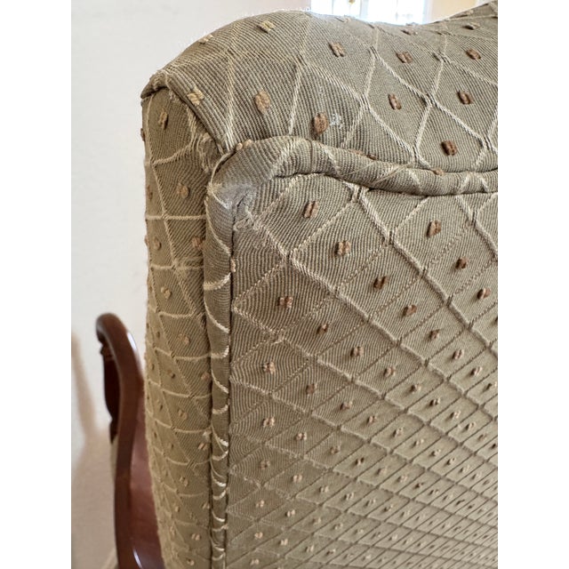 Chestnut Pair of Sam Moore Classic French Exposed Wood Armchairs For Sale - Image 8 of 9