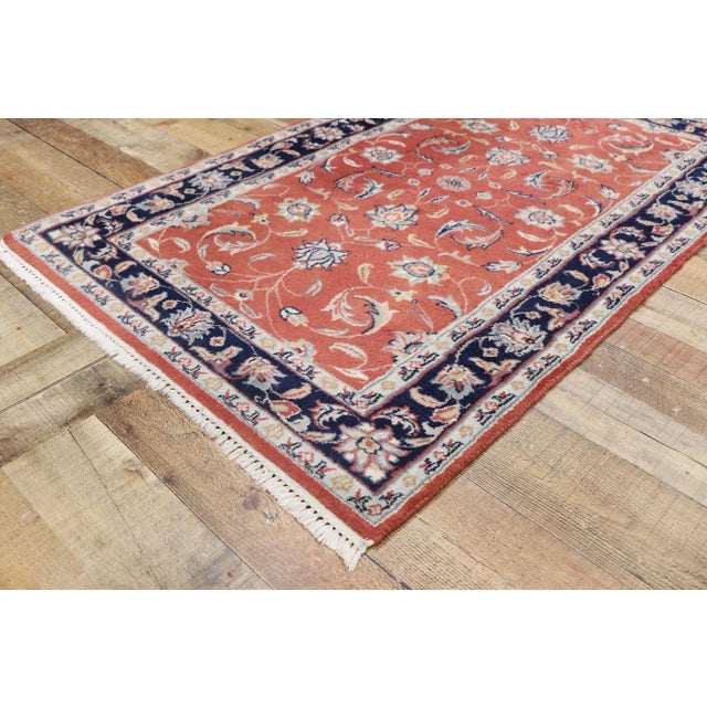 Vintage Indian Persian Style Rug, 03'01 X 05'00 For Sale In Dallas - Image 6 of 9