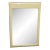Altavista Lane Contemporary Modern Cream / Off White 30" Dresser / Wall Mirror 831-02 For Sale