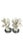 Set of Two Faux White Coral Vintage Sculptures Decor Pieces on Clear Plexiglass For Sale - Image 4 of 8