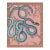 "Les Serpentes" Snakes, Flowers, and Textile Pattern Print - 24" X 30" For Sale