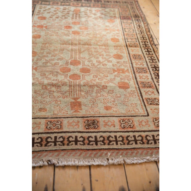 Vintage Distressed Samarkand Rug - 3'10" X 6'3" For Sale - Image 9 of 11
